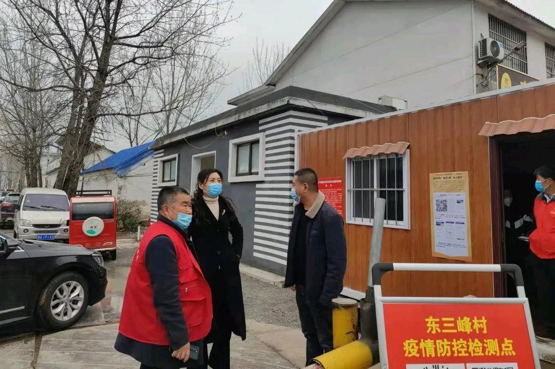 山东省兰陵县磨山镇抗疫一线最美的身影