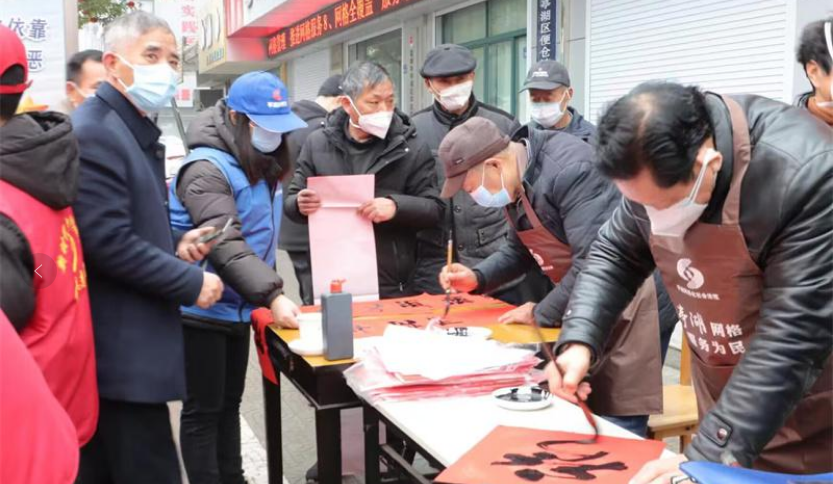 写春联送书籍,冬训文艺表演 江苏盐城亭湖文化惠民暖人心