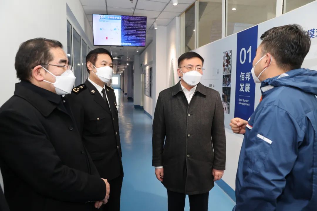 包钢到呼和浩特综合保税区调研