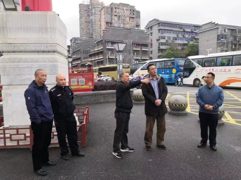 南昌交投集团副总经理徐忠赴滕王阁旅游区检查“五一”劳动节安全生产工作