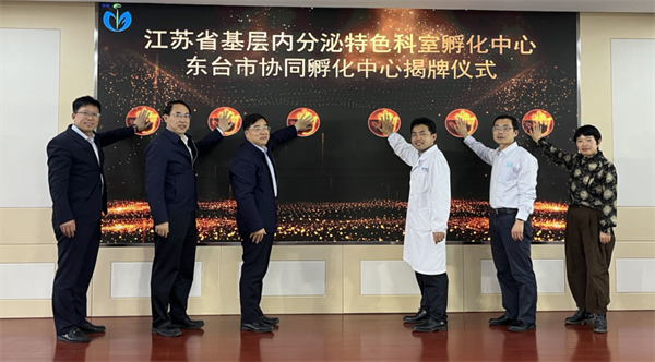 江苏东台市中医院内分泌科室又添一张省级名片