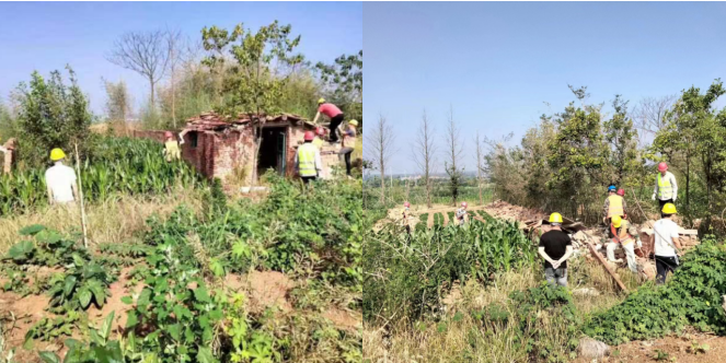 青岛西海岸张家楼综合执法中队“三力齐发”开展拆违治乱专项整治