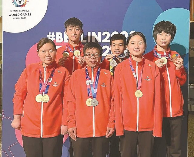 盐城市运动员世界特奥会乒乓球项目获佳绩