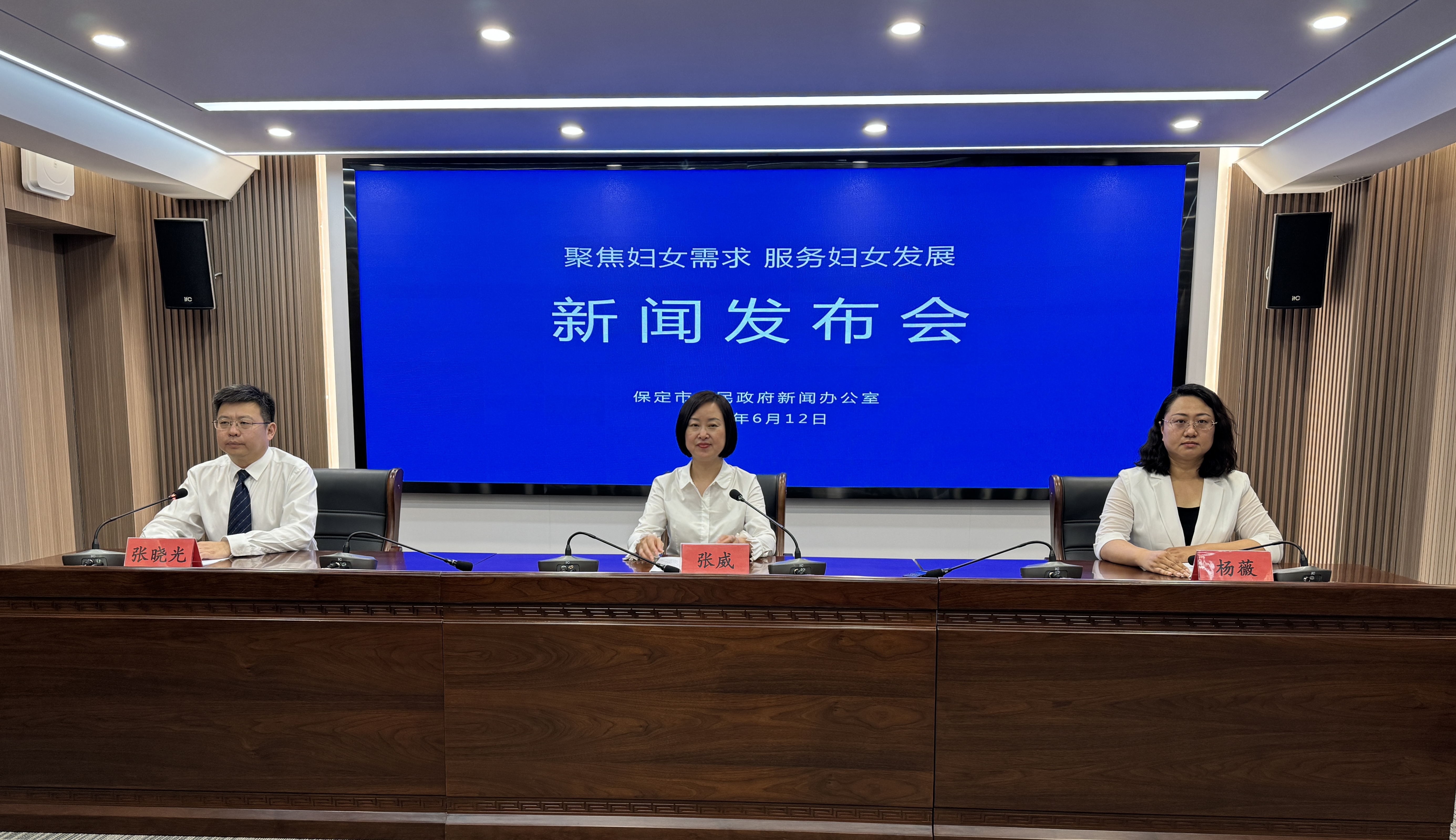 保定市举办“聚焦妇女需求 服务妇女发展”新闻发布会