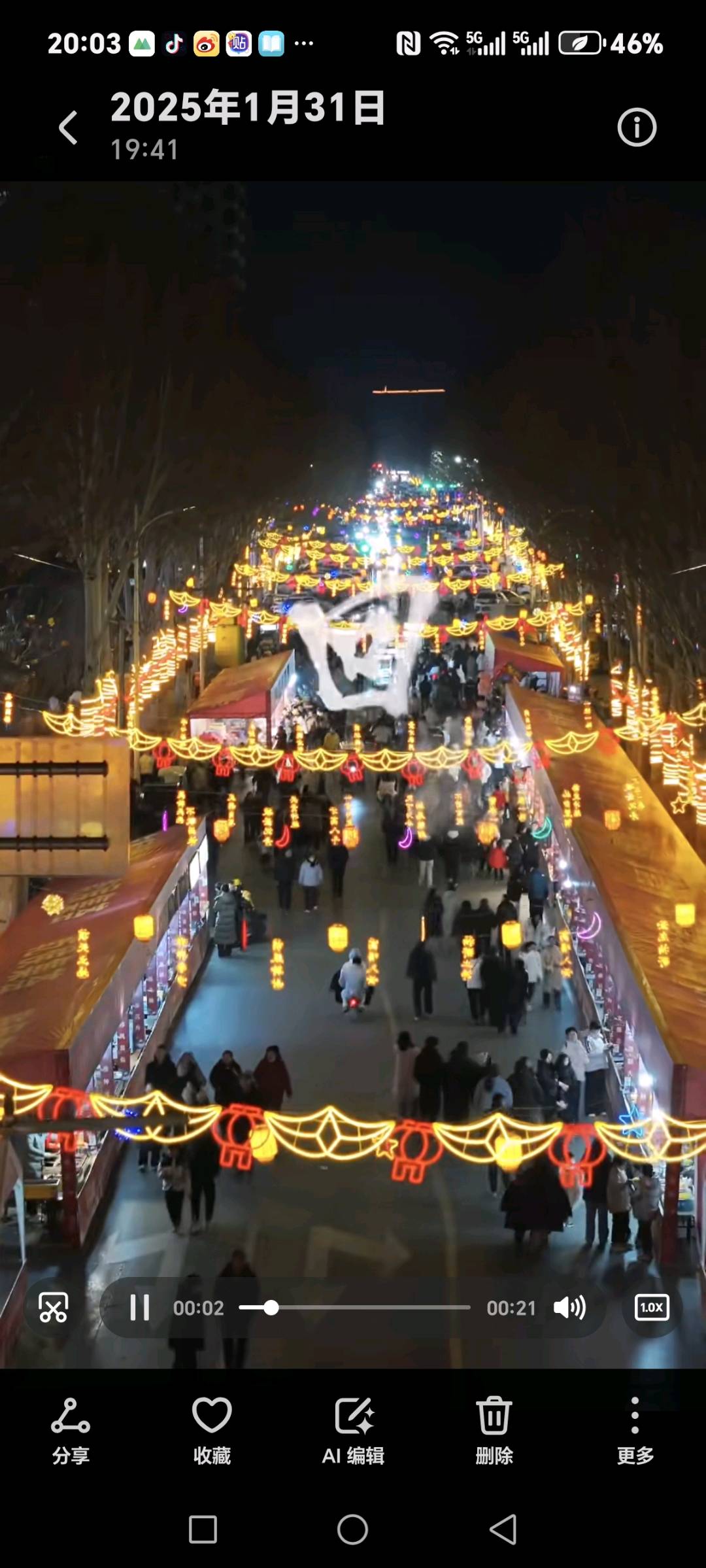 成安新春盛景：烟火步行街，幸福满小城